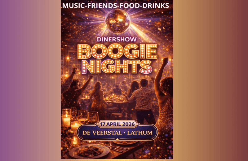 Dinnershow Boogie Nights - 17 april