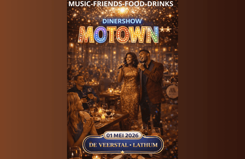Dinnershow Motown - 1 mei