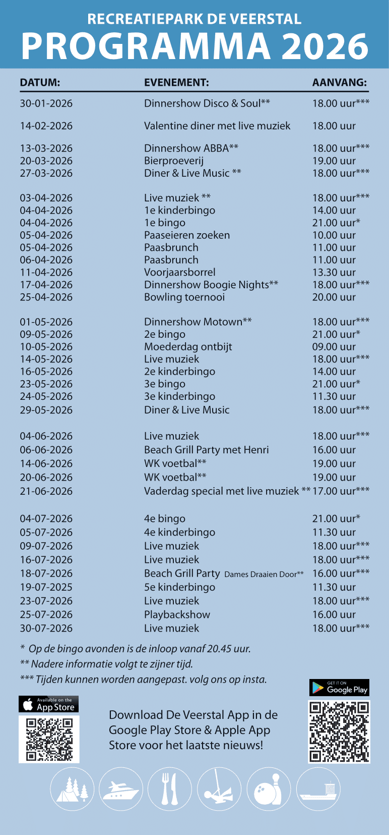 Activity programme De Veerstal