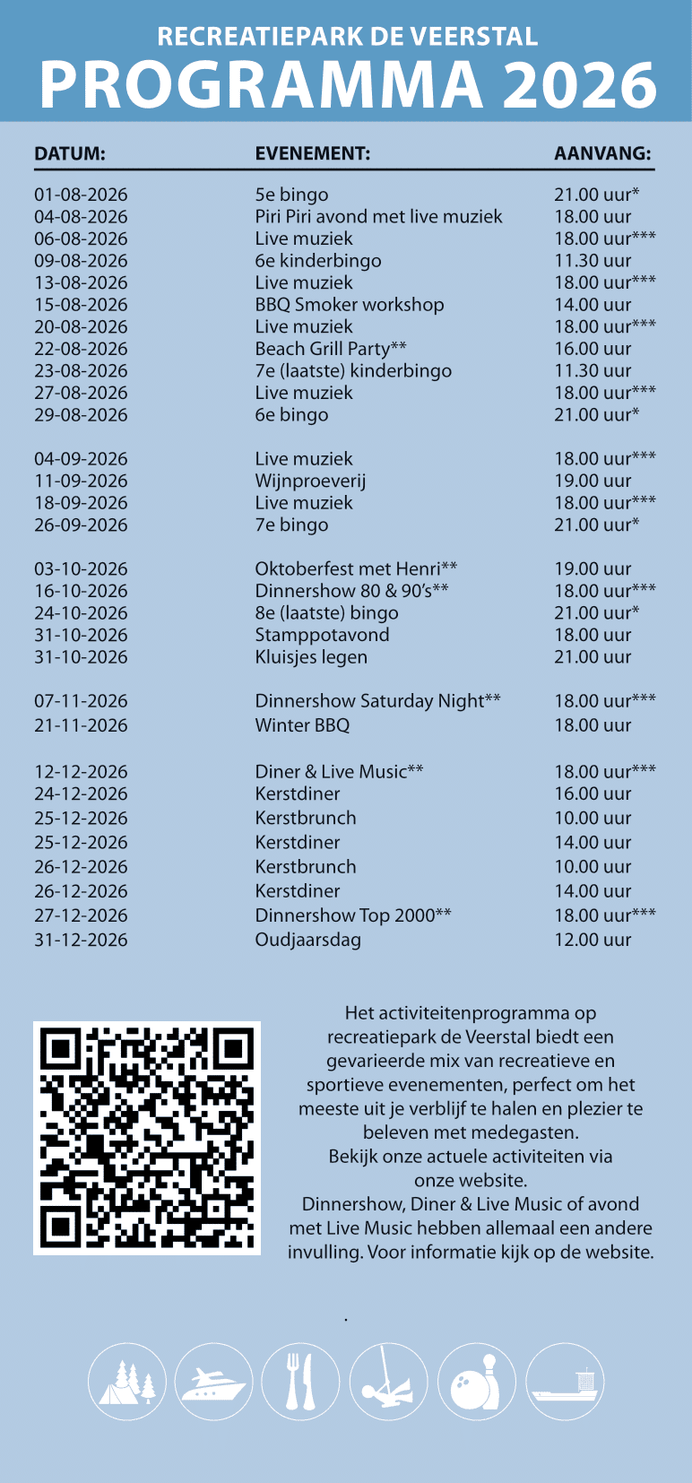 Activity programme De Veerstal