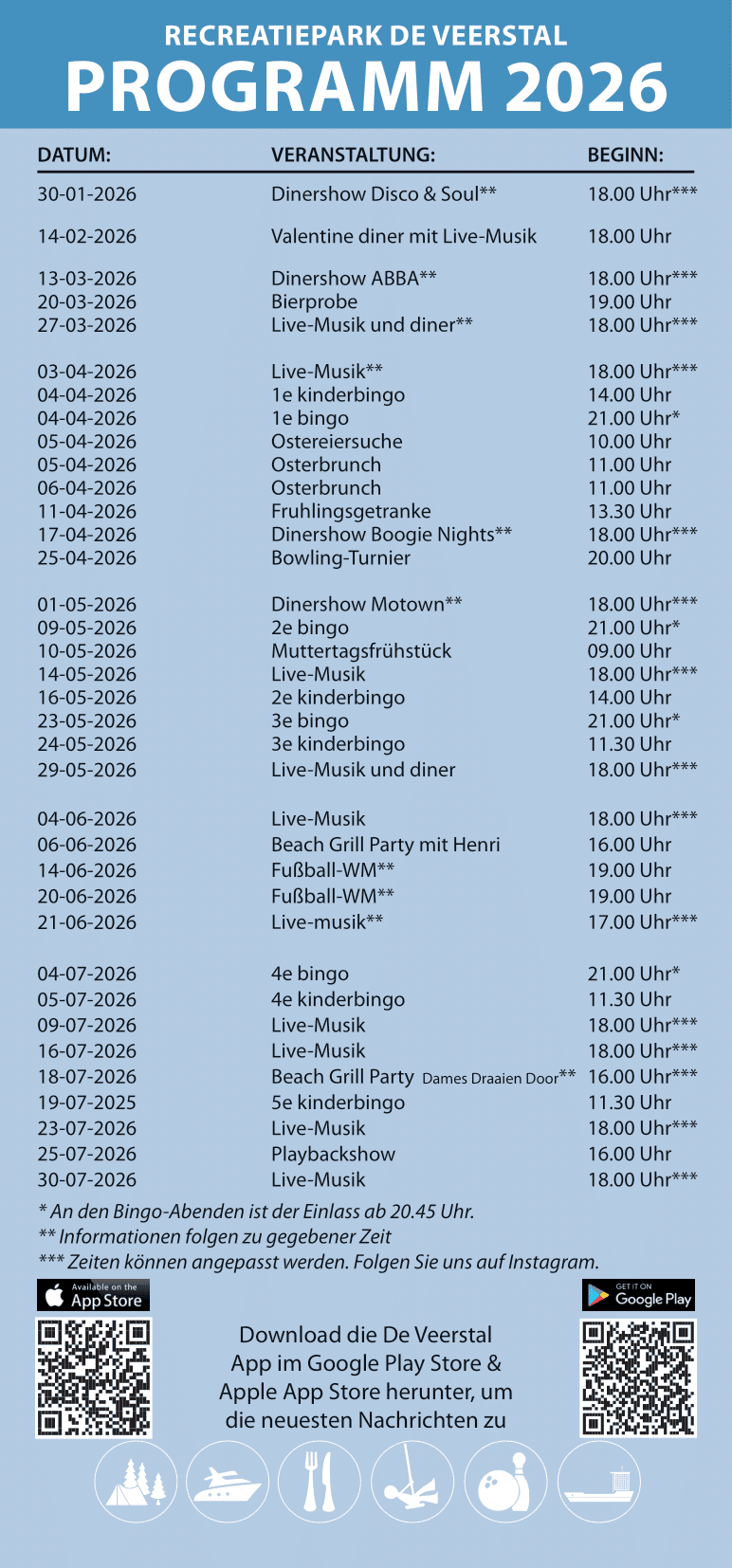 Aktivit&auml;tenprogramm Veerstal