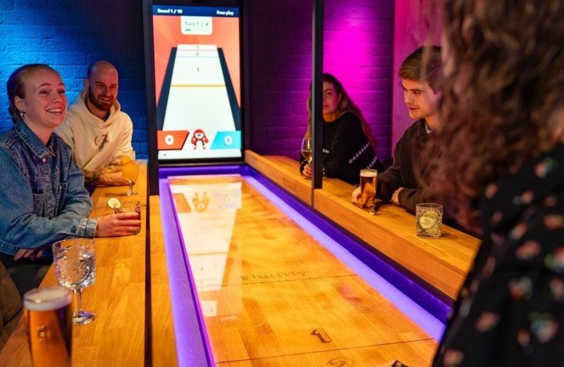 Shuffleboarden bij de veerstal 2