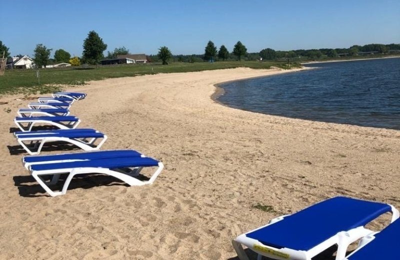 Strandbad bij lathum